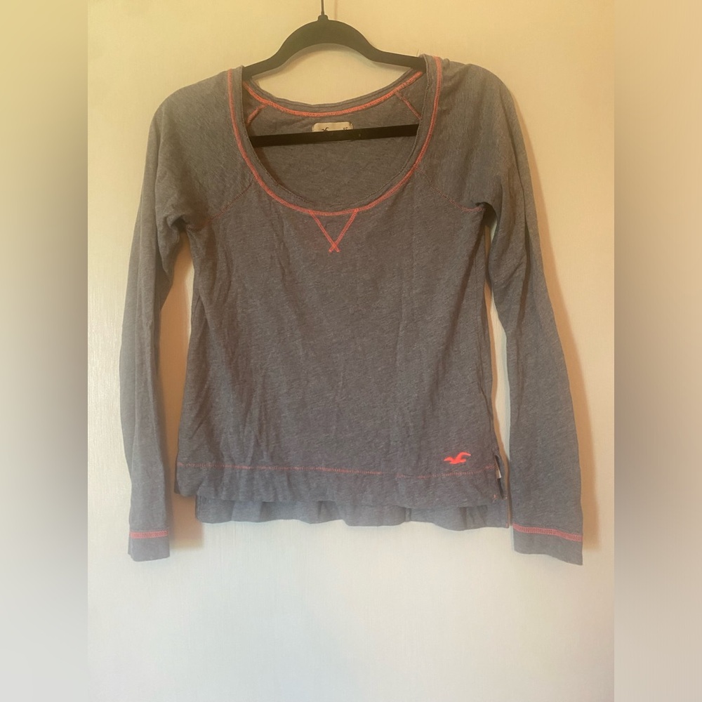Y2K hollister babydoll baseball shirt